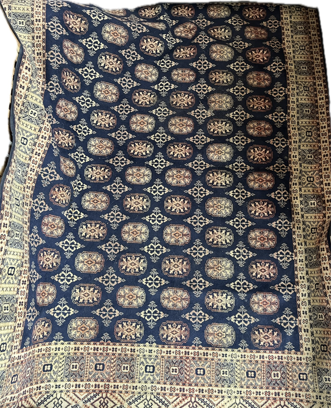 Tapis persant bleu