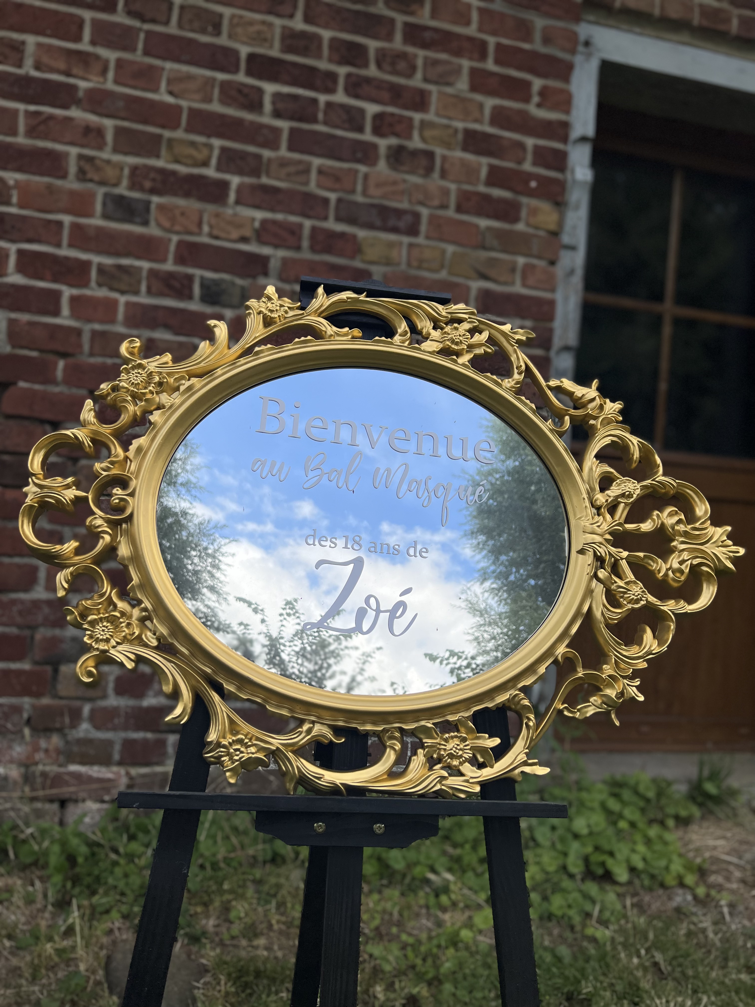 Miroir doré