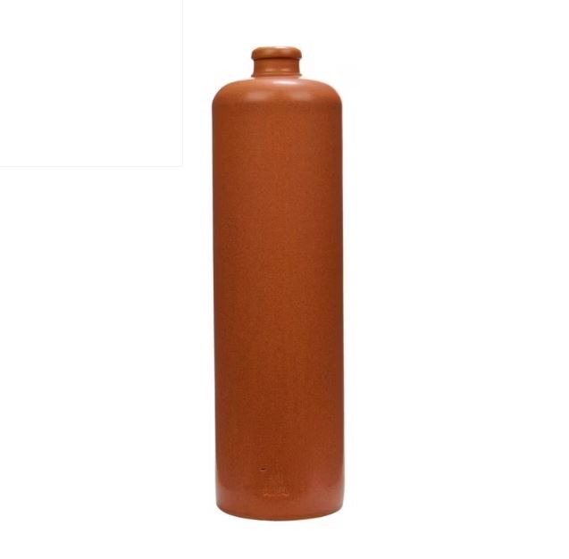 Bouteille Terre cuite rouge brun