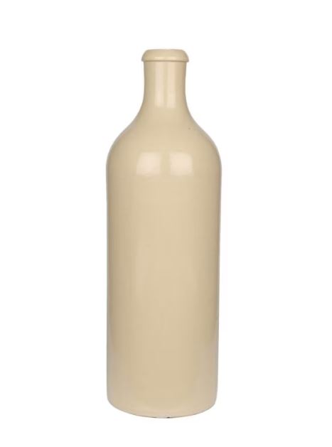 Bouteille terre cuite crème 750ml