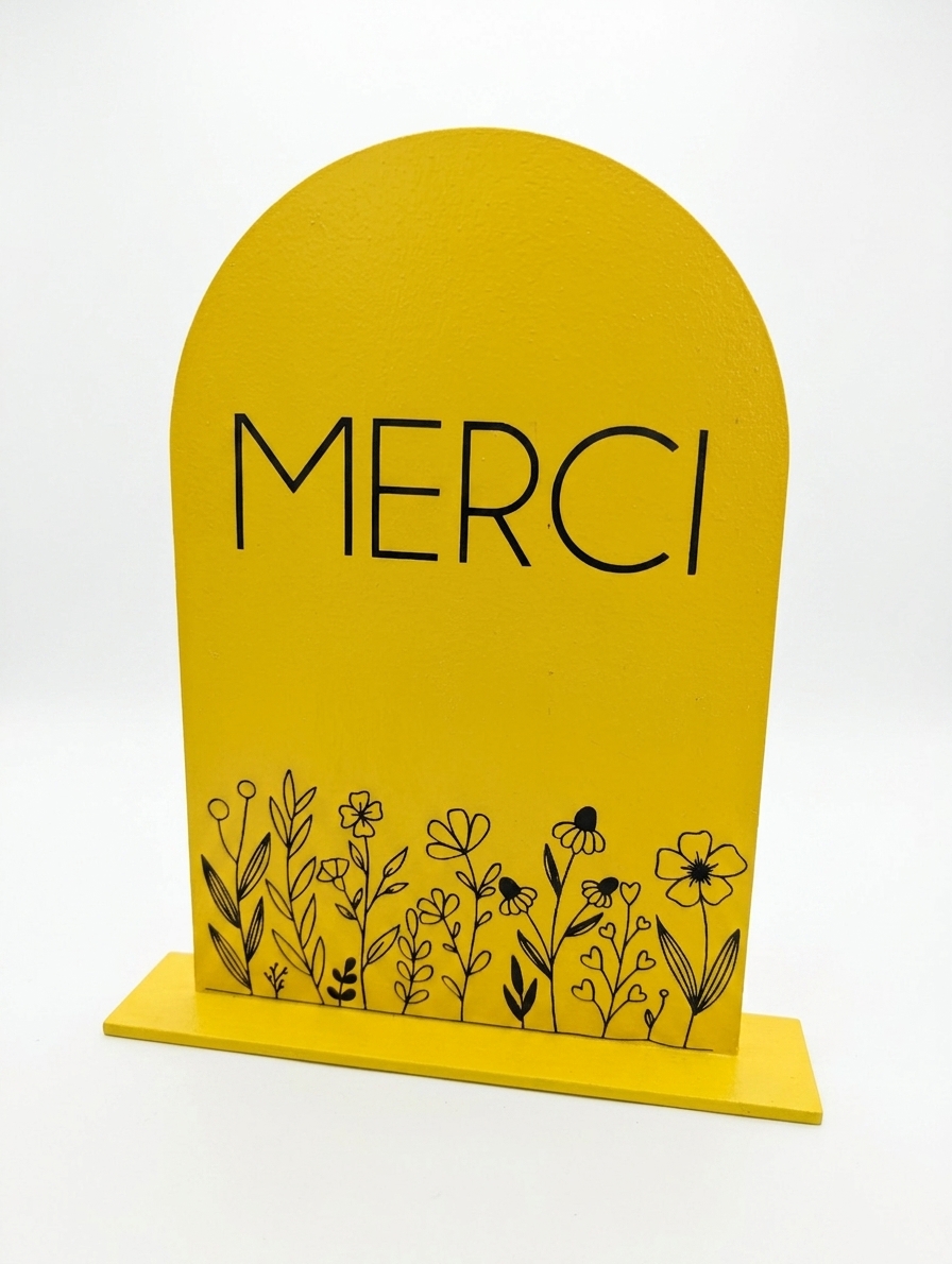 Pancarte Merci