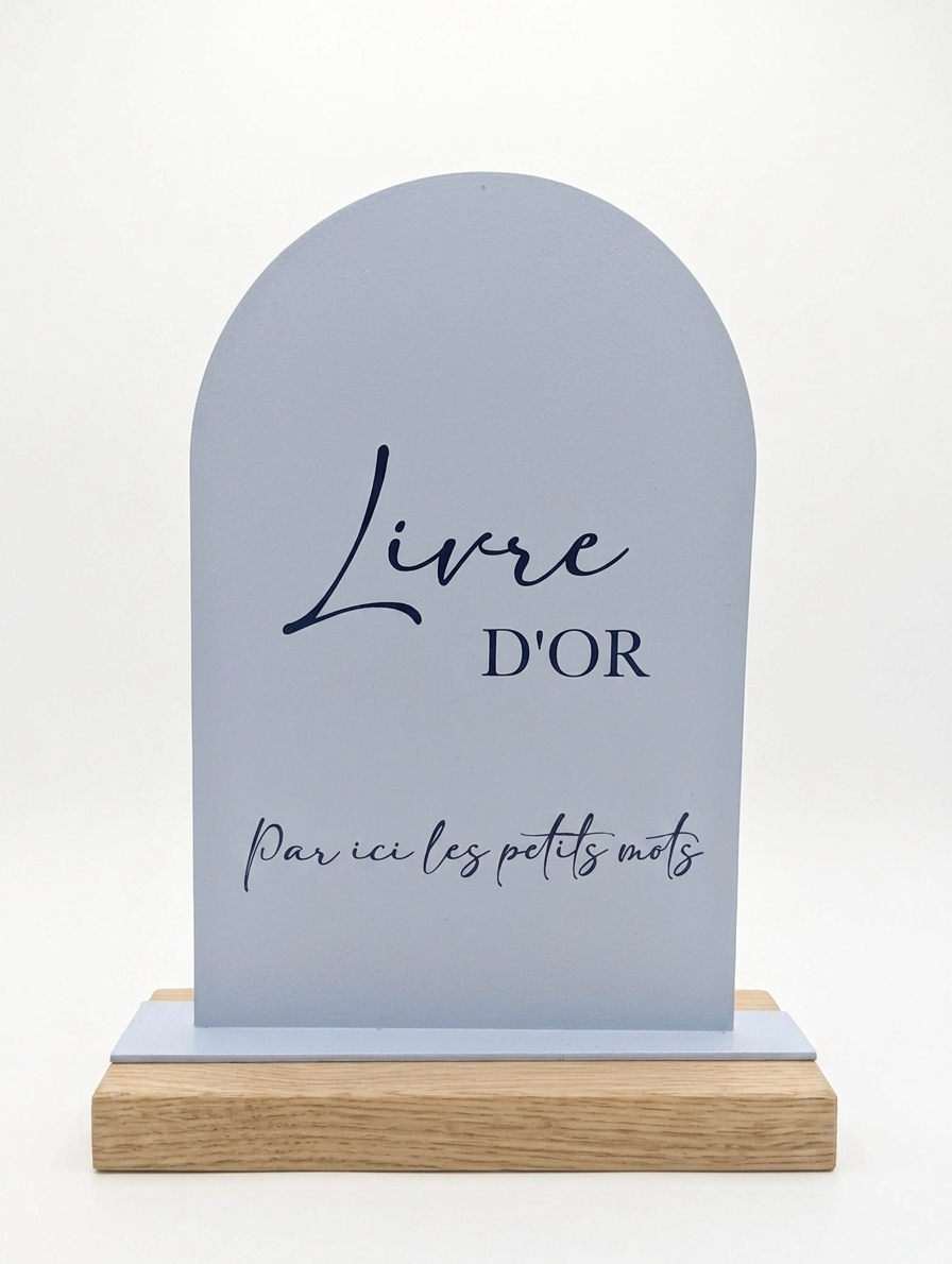 Pancarte Livre d'or