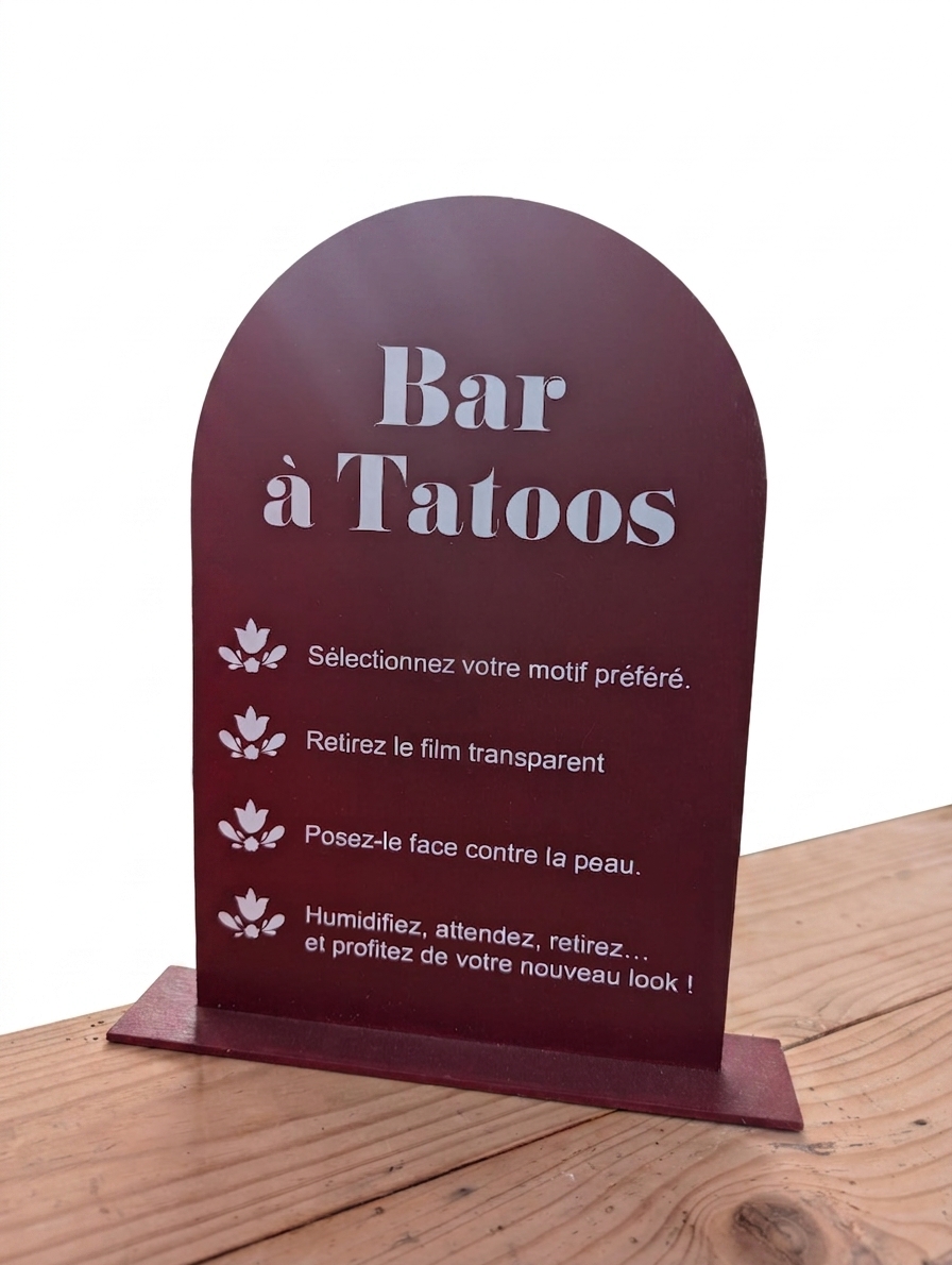 Pancarte Bar à Tatoos