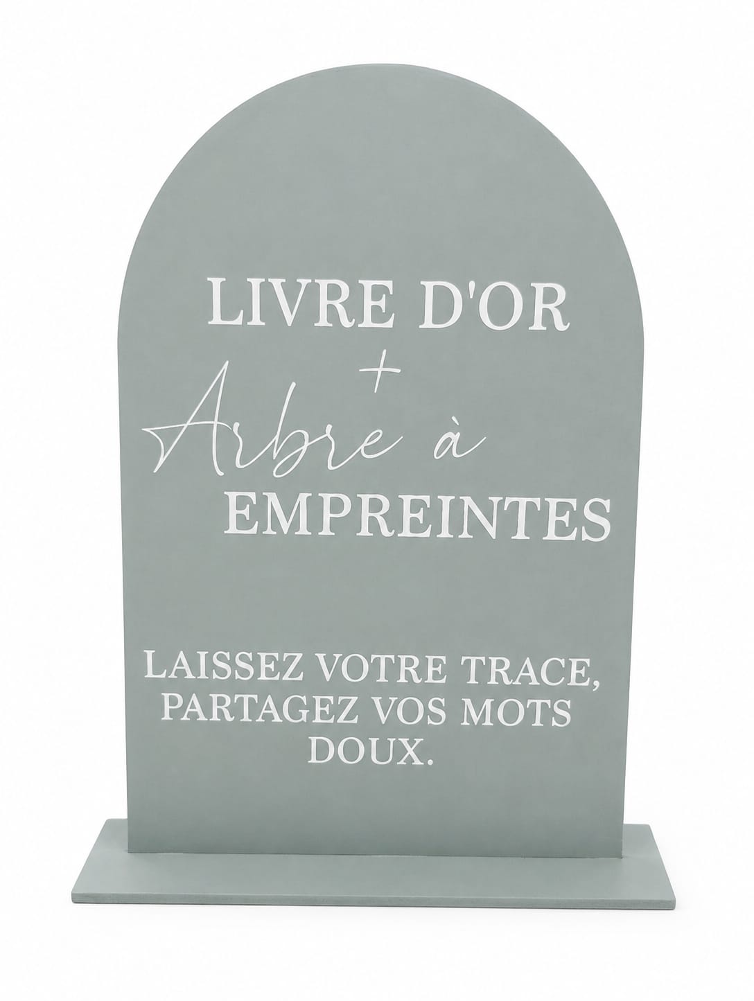 Pancarte Livre d'or