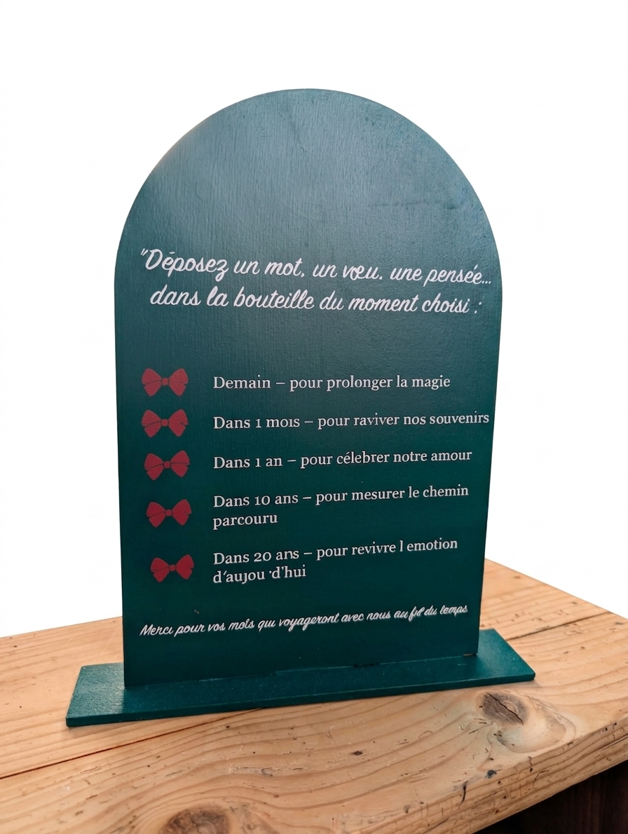 Pancarte livre d'or