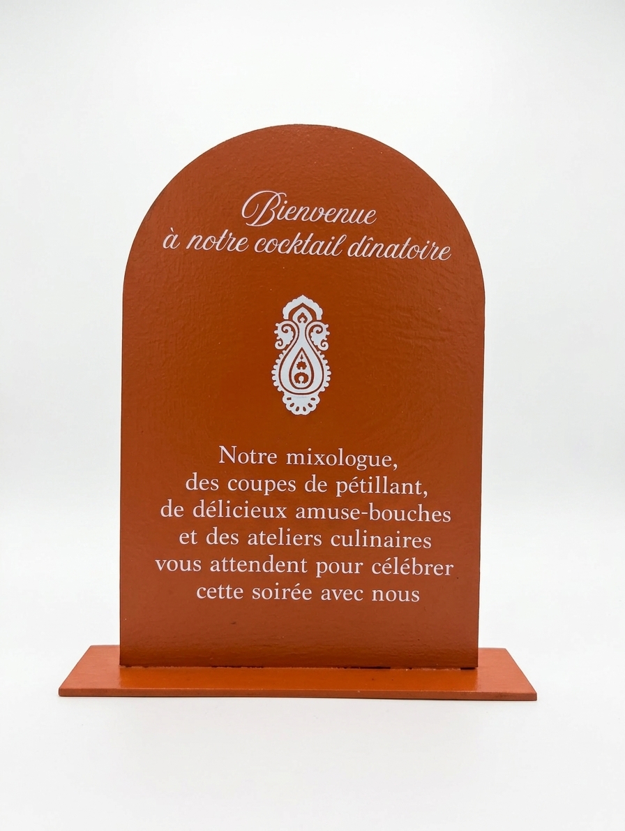 Pancarte orange