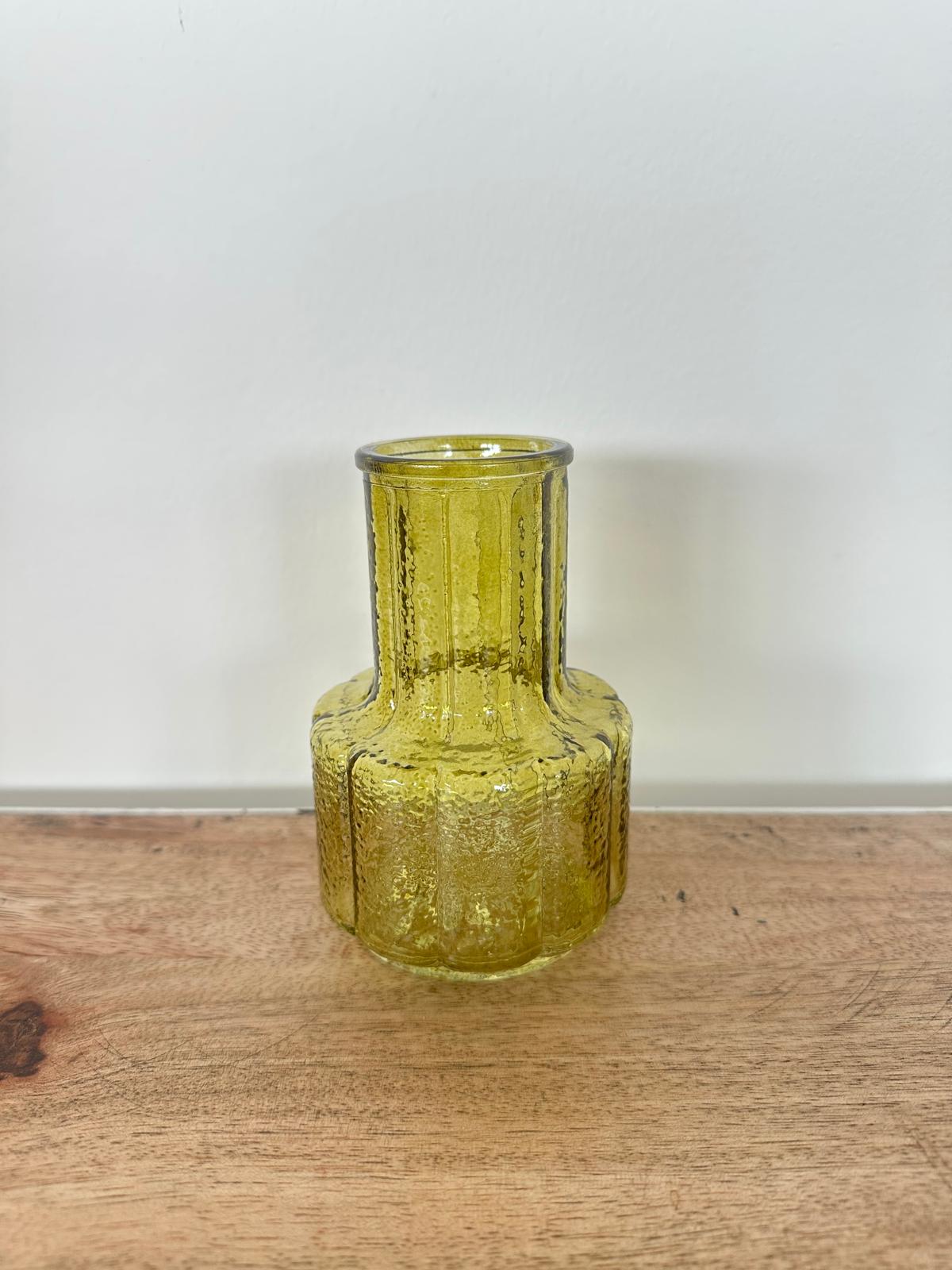 Vase droit vert