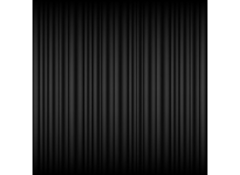 Rideau en lycra noir - R474