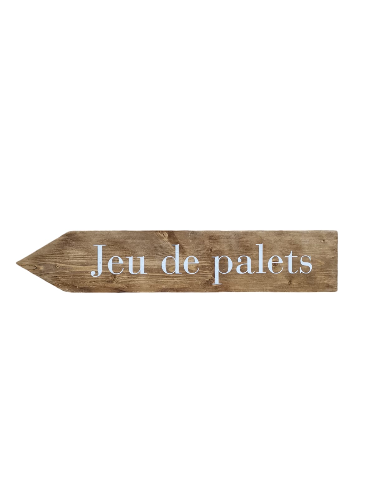 Flèche gauche Jeu de palets