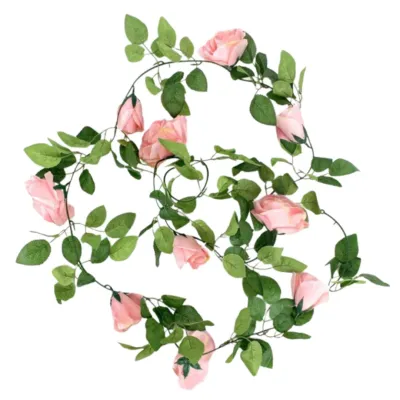 guirlande rose rose