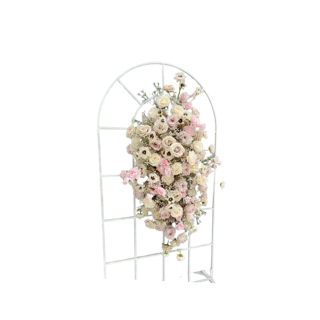 COMPOSITION FLORALE ROSE – H140