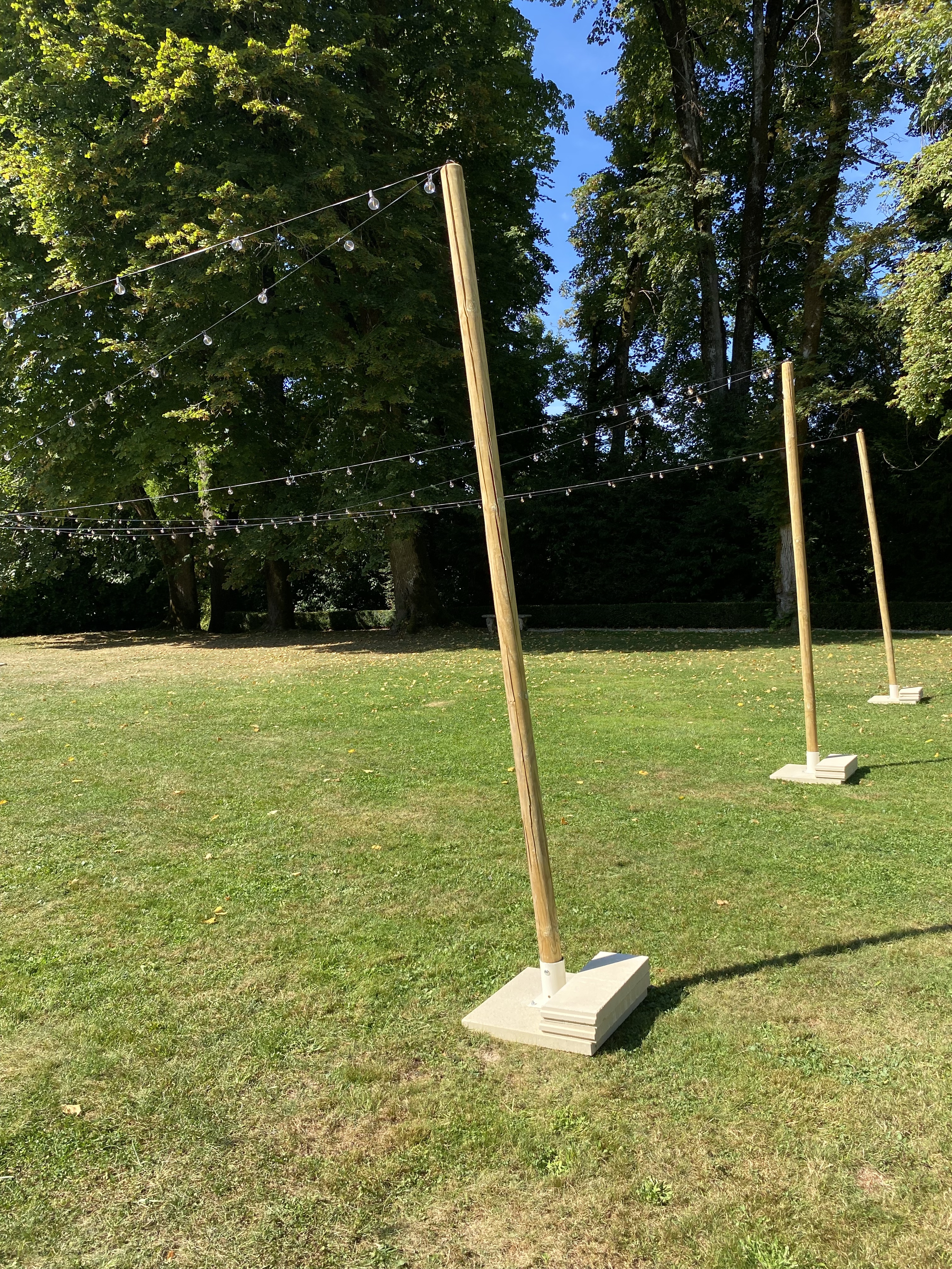 Mât pour guirlande