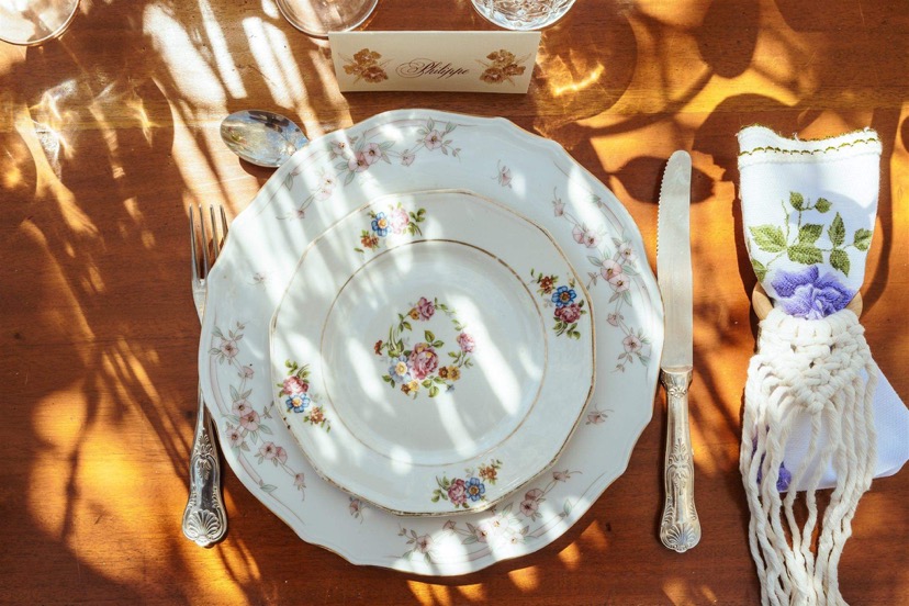 Grande Assiette Fleurie