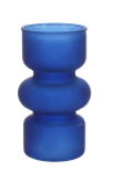 Vase Gabriel Verre Givré Indigo