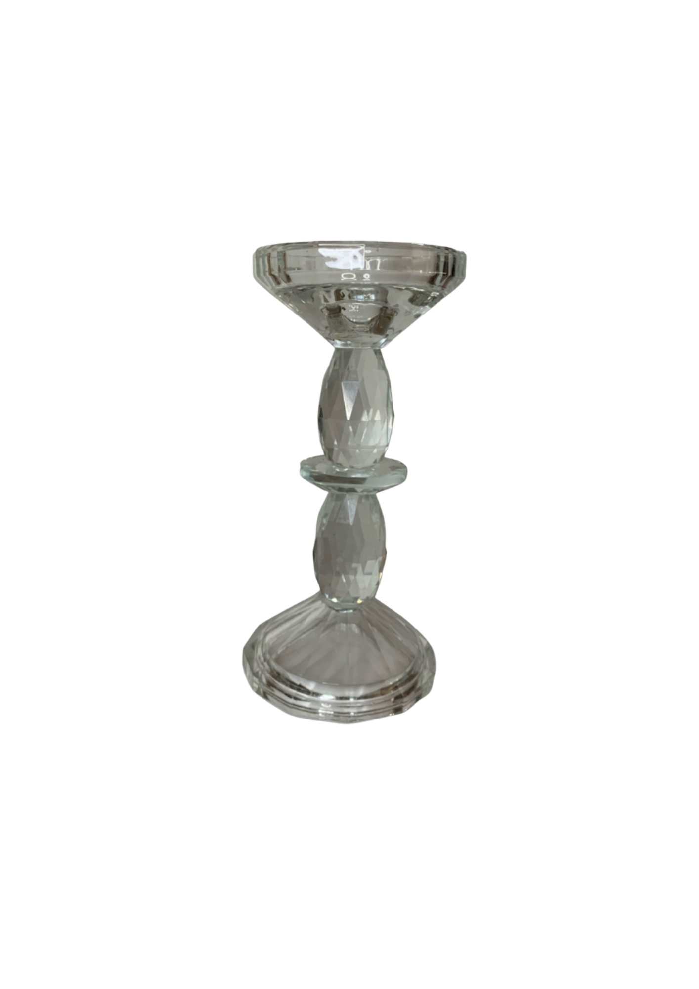 Bougeoir en verre