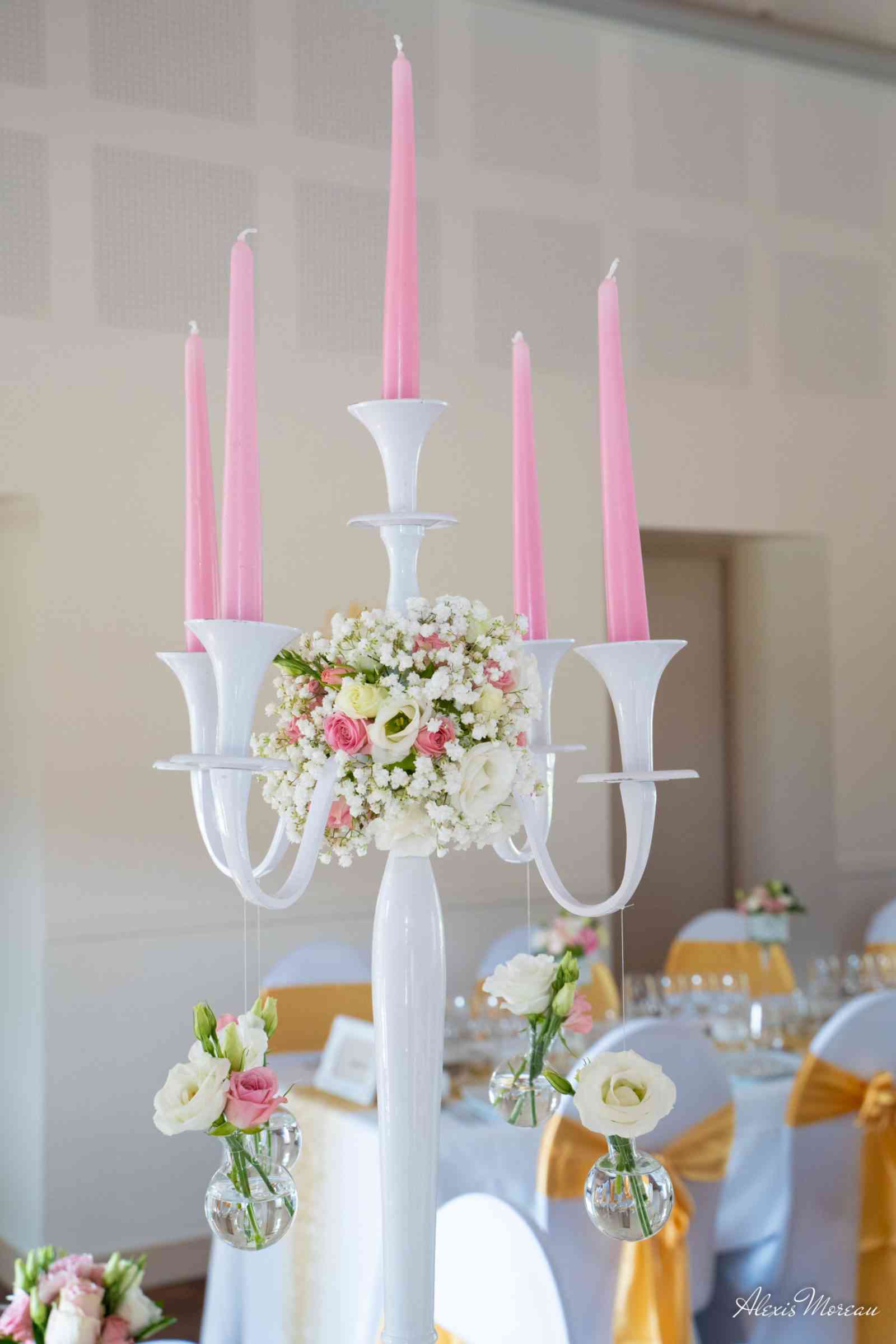 Chandelier blanc
