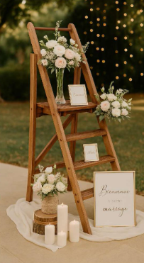 Escabeau en bois