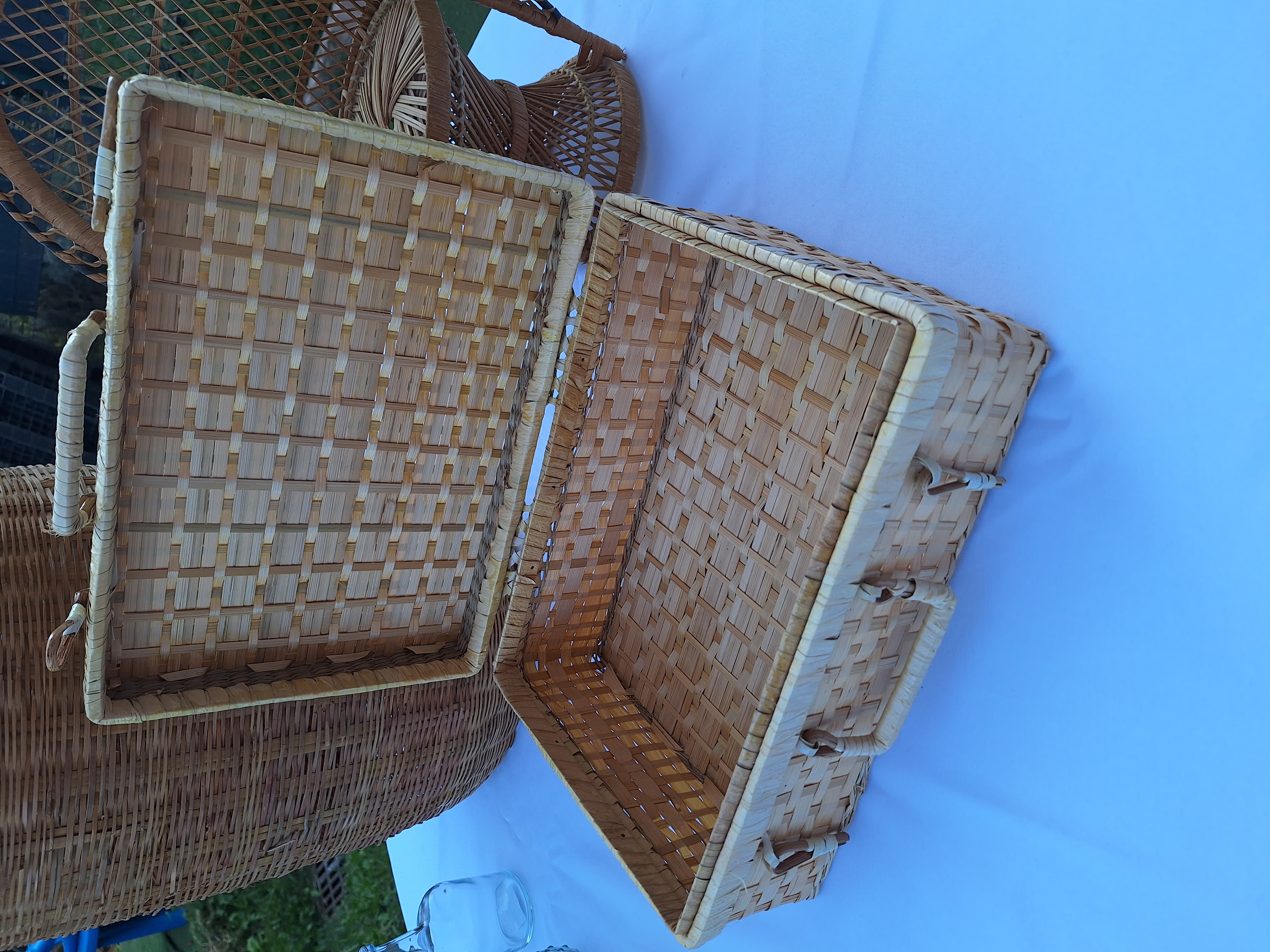 Petite valise en osier Claire