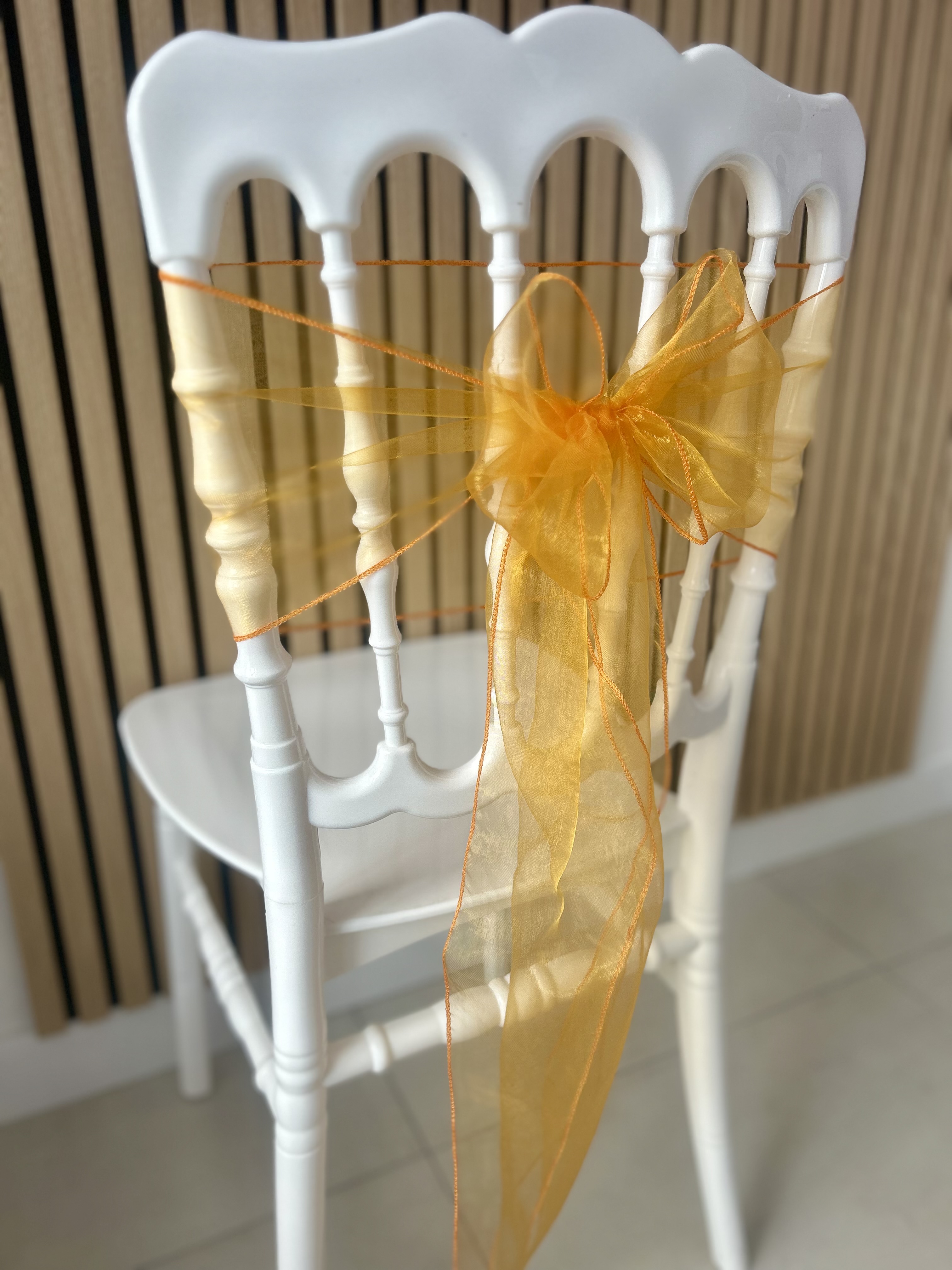 NDC orange organza