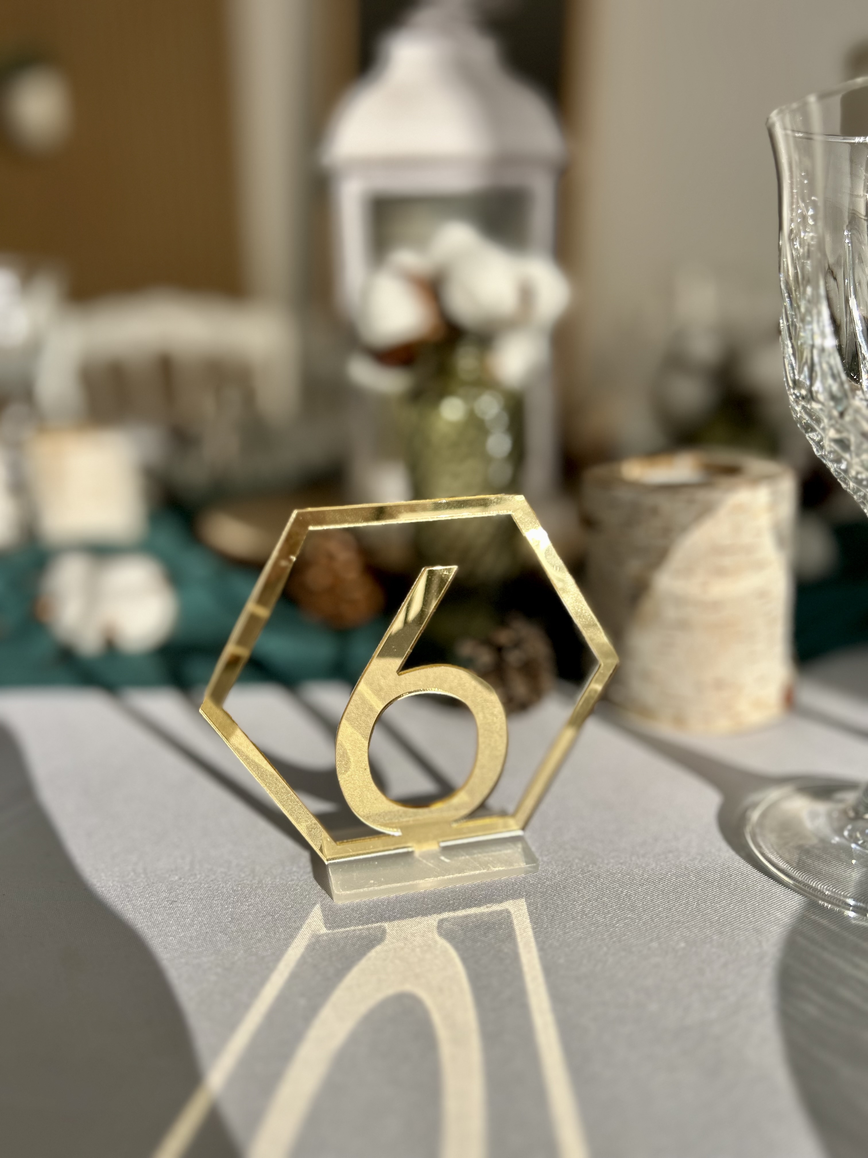 NDT doré hexagonal