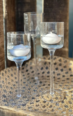Trio de photophore bougie flottante