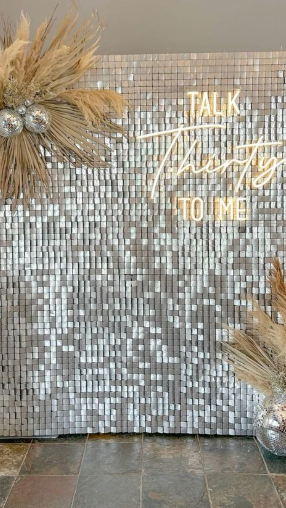 Mur à sequin