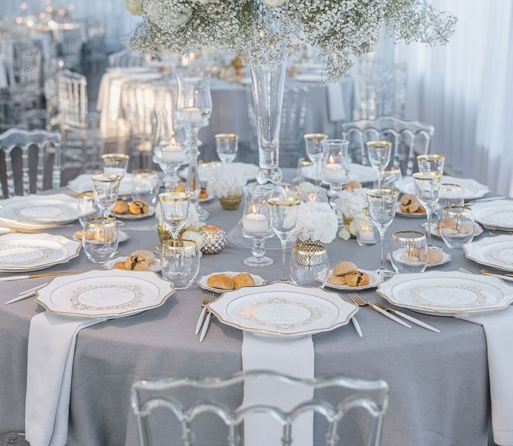 Nappe ronde GRISE