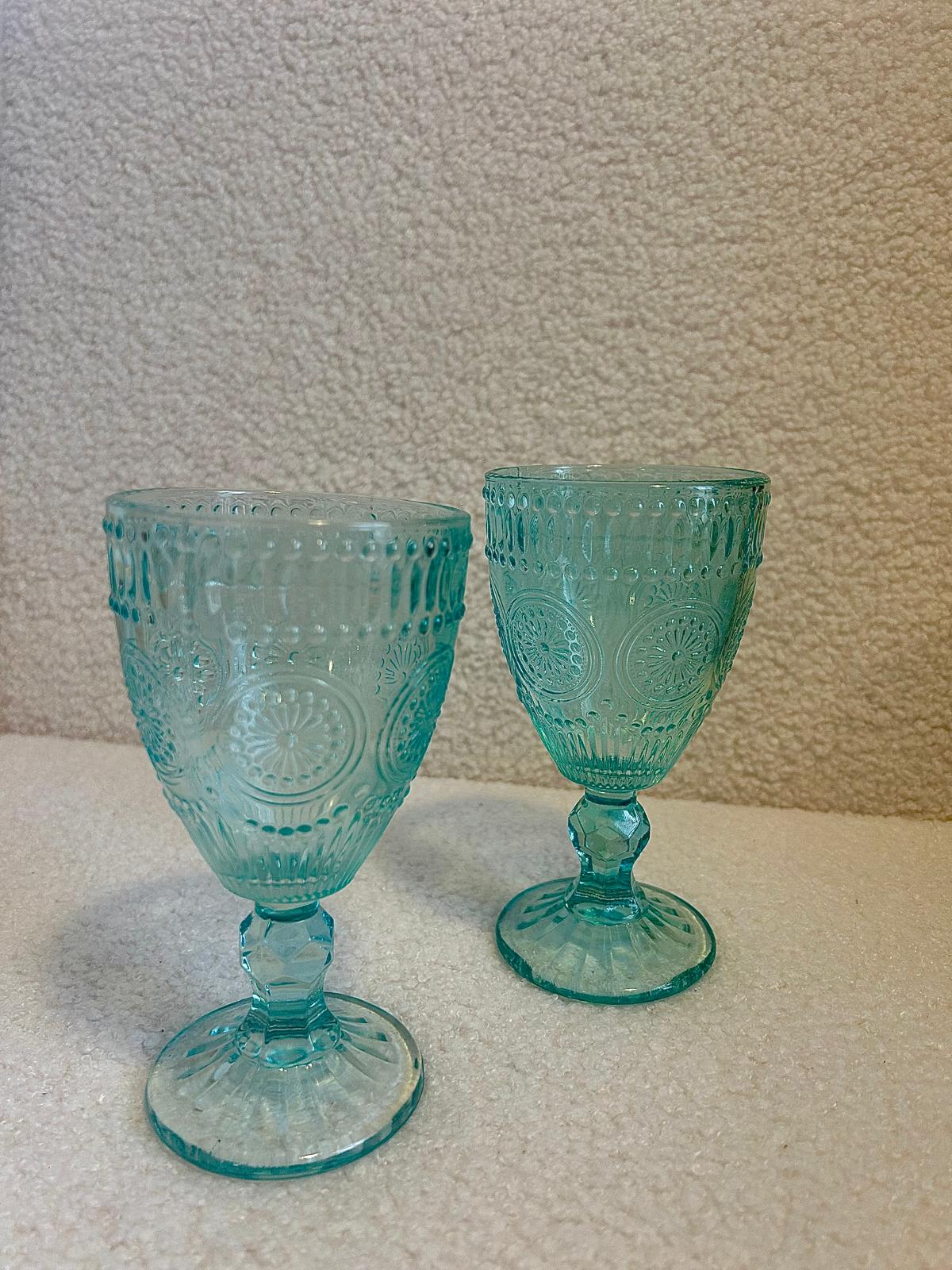 Verre à vin BLEU