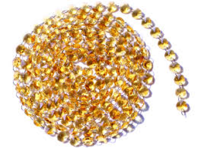 Guirlande diamant or