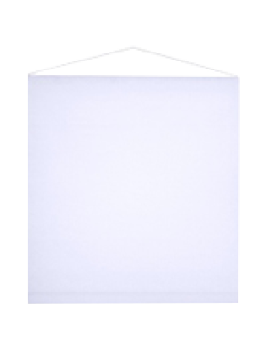 Tenture en satin blanc 15 mètres - R459