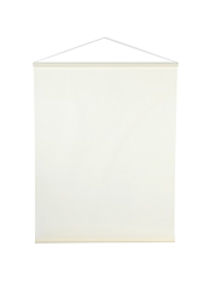 Tenture satin blanc 12m - R466