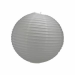 Boule chinoise gris métallique 50cm