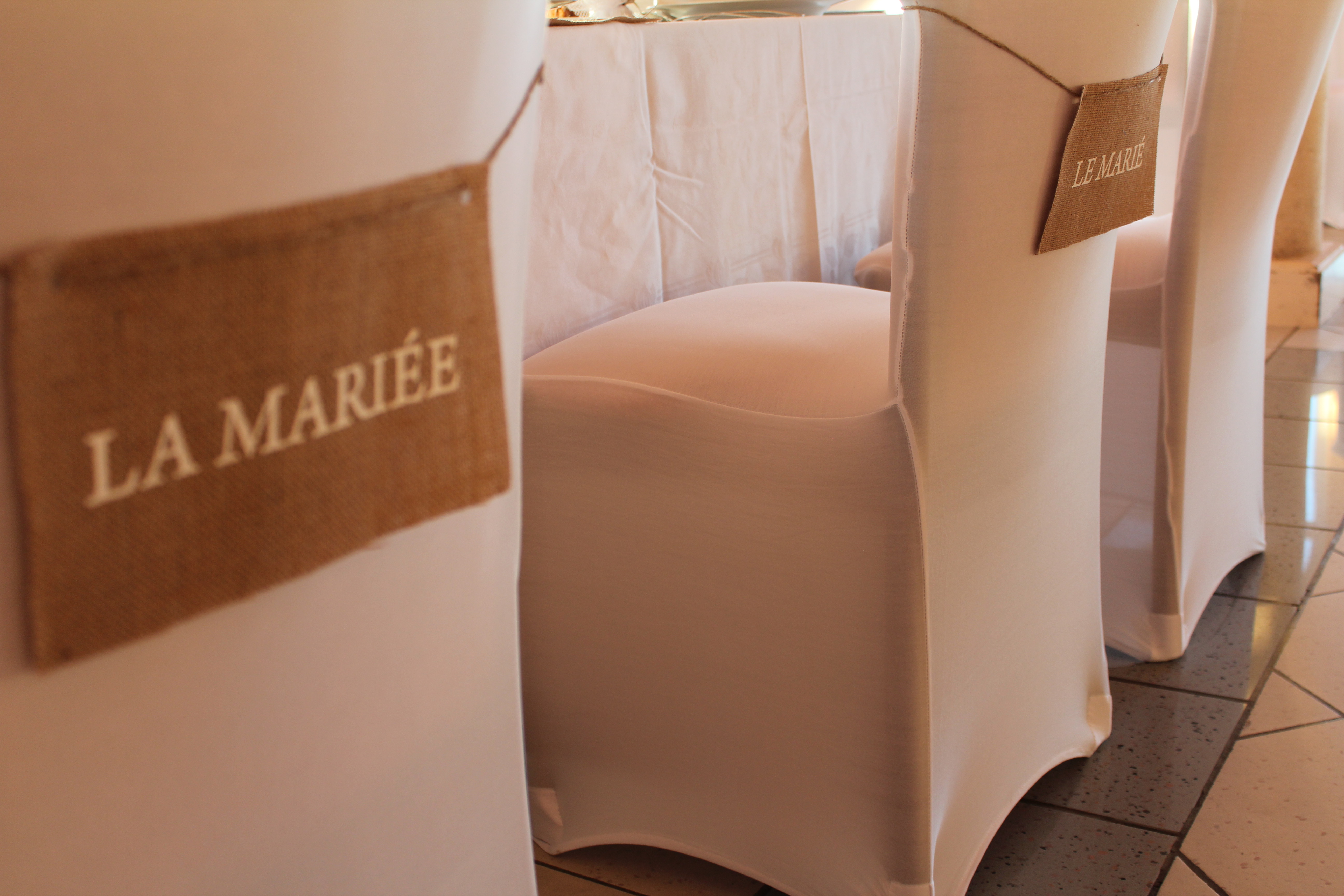 Les housses de chaises